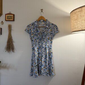 Aritzia Sunday Best New Vida Dress, Butterfly Mini Dress XS